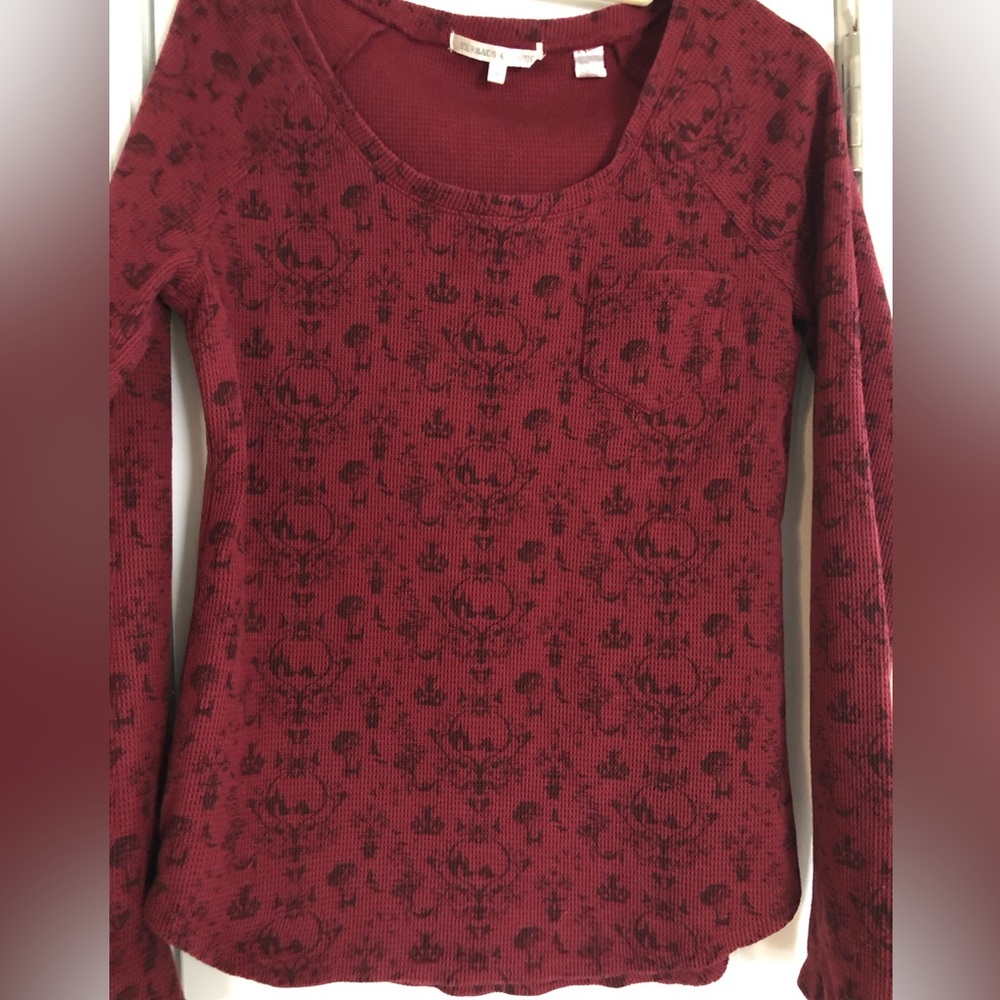 Free People Waffle Fabric Top